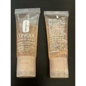 2x Clinique Moisture Surge Hydrating Supercharged Concentrate 15 ml /.5 oz Each